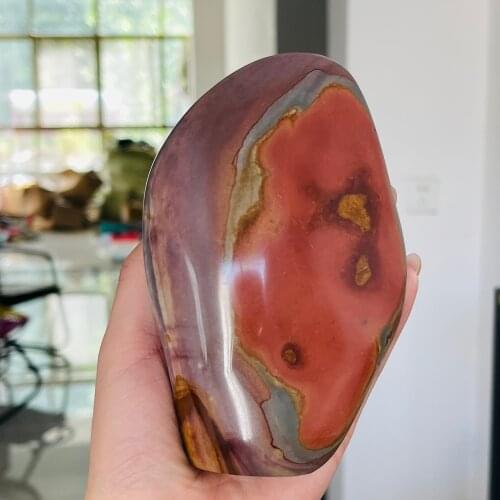 Large Natural Ocean Jasper Torch Mineral Specimen Agate Stone Big Size Home Desk Decorations Reiki Fengshui Collection