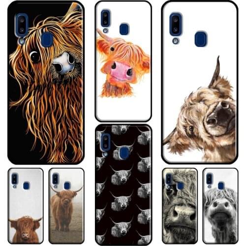 Highland Cows For Samsung Galaxy A21S A31 A41 A51 A71 A20 e A30 A50 A70 A12 A42 A32 A52 A72 Phone Case