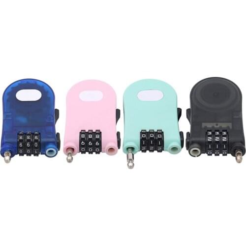 Nice 3 Digit Dial Combination Code Number Lock Padlock For Luggage Zipper Bag Travel Lock Stroller Helmet Lock Anti-theft Rope