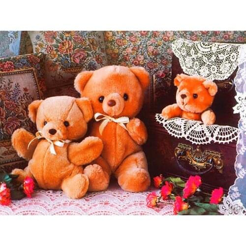 Kexinzu Full Square/Round Drill 5D DIY Diamond Painting "Little bear" 3d Embroidery Rhinestone Cross Stitch Home Decor Gift