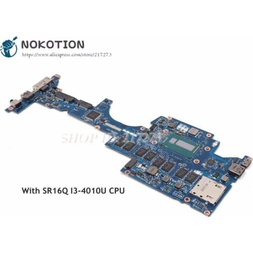 NOKOTION ZIPS1 LA-A341P MAIN BOARD For Lenovo yoga S1 Laptop Motherboard SR16Q I3-4010U CPU 4GB RAM Memory DDR3
