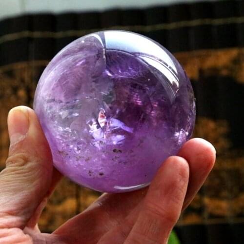 Natural quartz crystal violet crystal ball furnishing articles to heal A2