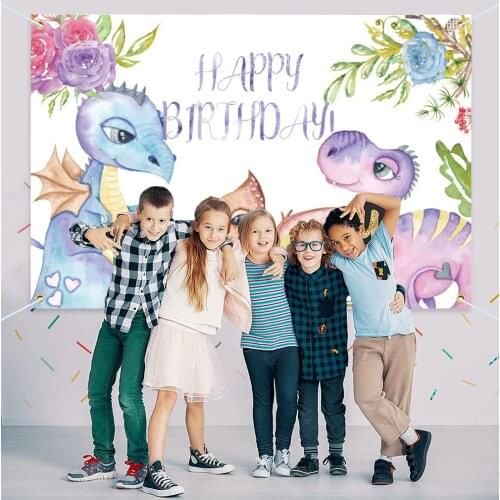 Party Background Happy Birthday Party Decoration Banner Photography Supplies Birthday Decoration for Children Kid