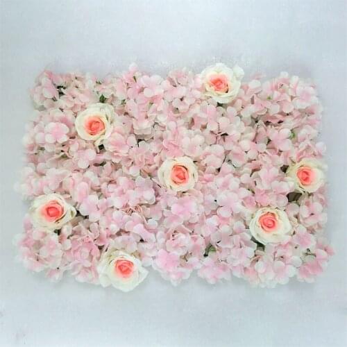 Silk Rose Flower Home Decor Champagne Artificial Flower for Wedding Decoration Flower Wall Romantic Wedding Backdrop Decor