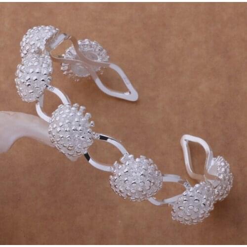 SZ-AB082 Hot Silver Color Gift Women Lady Nice High Quality Fashion Jewelry Seven Roses Bracelet /ahfaiyma Btkakkra