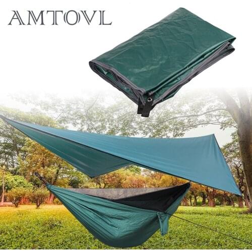 AMTOVL Waterproof Awning Anti-Mite Anti-Mosquito Canopy Camping Tent Tarpaulin Parasols Replacement For Outdoor Garden Patio