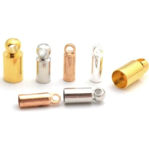Jewelry Findings Diy 2.5/3/4mm Clasps Hooks Cords End Caps Cord For Jewelry Making Bracelet Necklace DIY