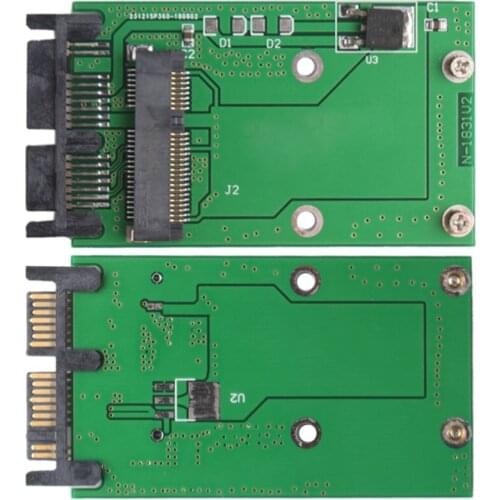 1Pc Mini PCIe PCI-e mSATA 3x5cm SSD To 1.8" Micro SATA Adapter Converter Card