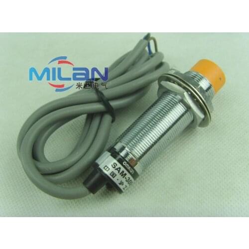 1PCS SAM-3008C Inductive Proximity Sensor Detection Switch PNP DC6-36V 18MM