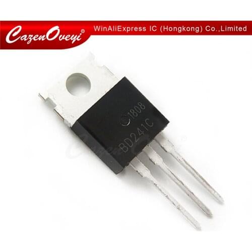 10pcs/lot BD241C TO-220 BD241 TO220 241C In Stock
