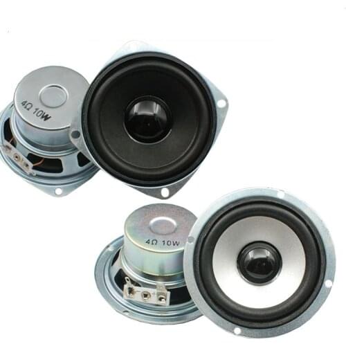 2Piece Loudspeaker 3-inch 4ohm 10W Inside Magnetic Full Frequency Speakers HIFI High Fidelity Horn