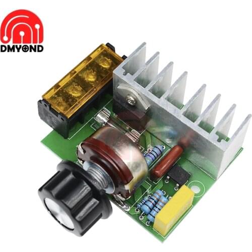 4000W 0-220V AC SCR Electric Voltage Regulator Motor Speed Controller Expansion Board Module Silicon Regulator Board