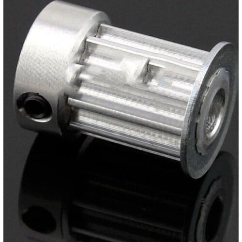 5M10T HTD5M Aluminum Timing Belt Pulley 10 Teeth, 5mm/6mm/6.35mm/7mm/8mm Bore, 16mm Width, K Type Stepper Motor