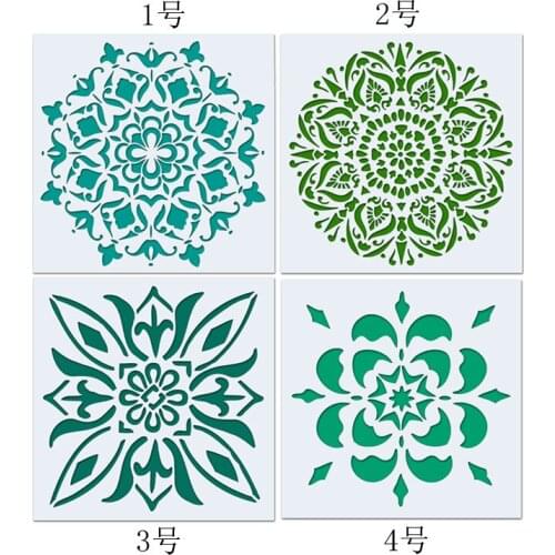 Flower Pattern Cake Decorative Stencil Icing Sugar Lace Spraying Decoration Mould Baking Appliance Doodle Drawing Plate