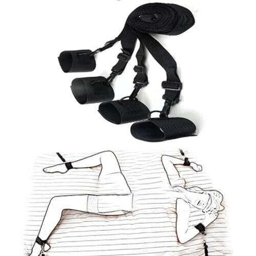 Bed Bundle Restraint Fetish Erotic BDSM Adult Game Furniture Sex Toys Bondage Handcuffs Couple Cosplay Slave Product Ankle Hand