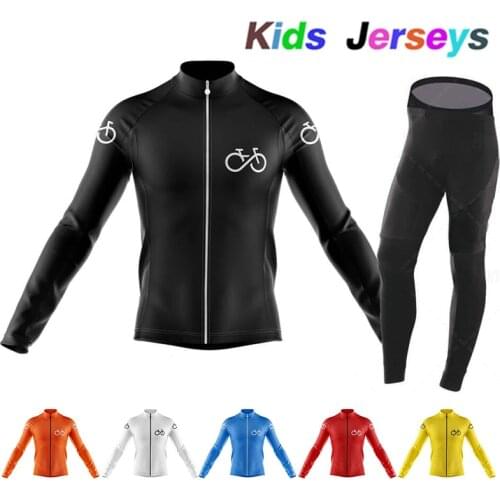 Children Autumn cycling jersey Set Summer Long Sleeve MTB bike Short Sleeve Clothes Spring kids shirt Bicycle cycling Clothing
