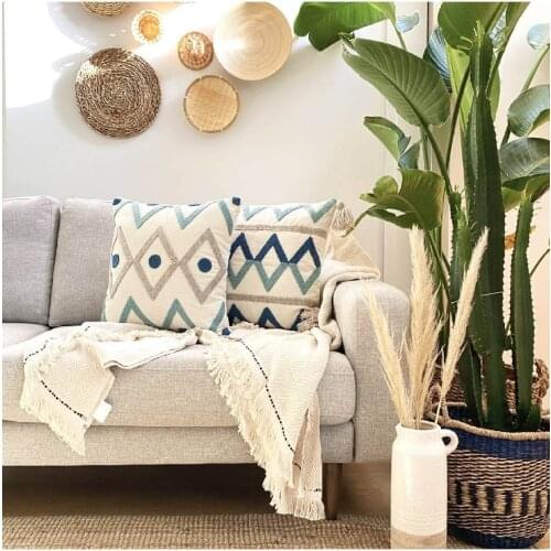 Beach House Punch Tool-Inner Padded Knitted By Hand Handmade 2021 New High Quality Home Decoration Sofa chair Accessory designed