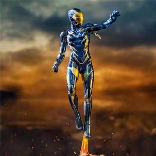 Marvel Avengers Pepper Potts 2 Head Statue 1/10 Action Figures Toys