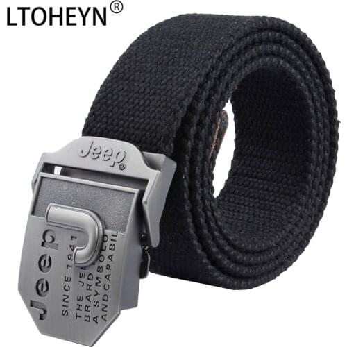 Hot Sale Men Outdoor Tactical Canvas Belt High Quality Alloy Tactical Belt Buckle Police Military Nylon Belt 110-140 Bigger Size