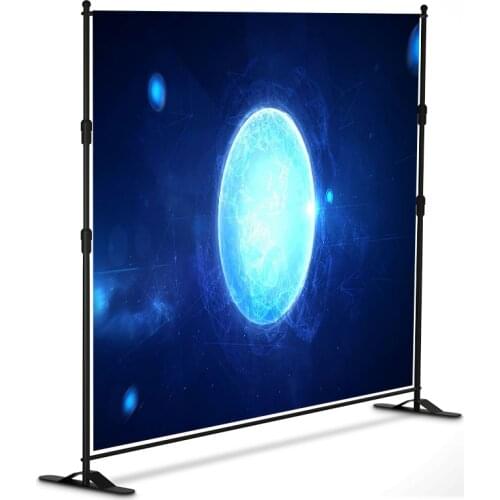 10 x 8 ft Adjustable Background Stand Kit , Portable Photography Trade Show Photo Booth Background for Parties with Carrying Bag