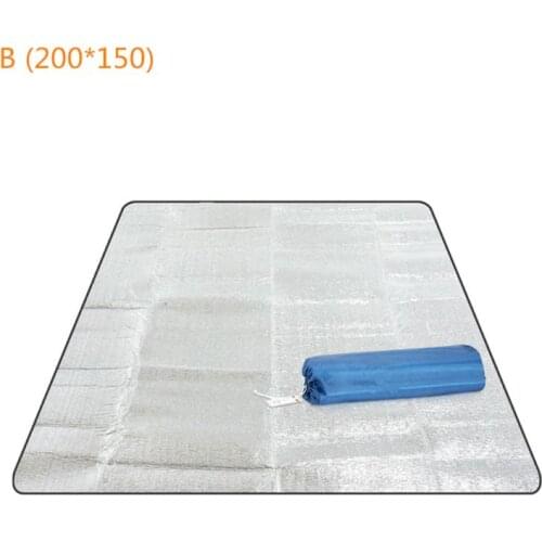 Camping Mat Tent Mattress Waterproof Aluminum Foil Foldable EVA Picnic Beach Pad B36F
