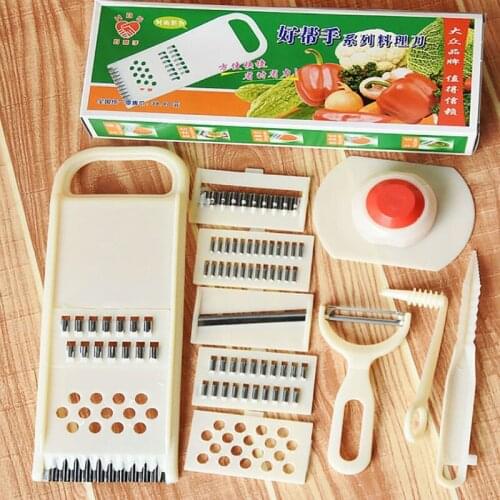High Quality 11 Pcs/Set Multifunctional Shredder Fruit Vegetable Peeler Potatoes Slicer Dicer Chopper Cutter Easy Kitchen Tools