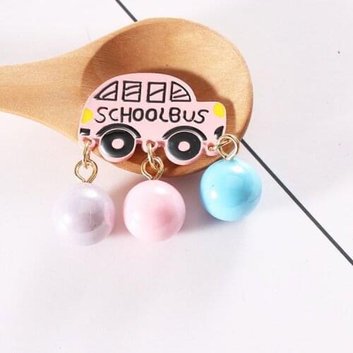 Fashion letter car pearl pendant diy phone case beauty jewelry accessories