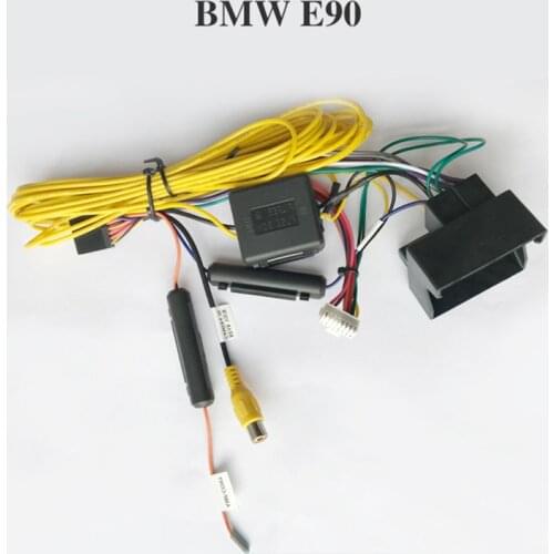 New Hot Special ARKRIGHT Wiring Harness Cable For BMW E90 Radio Head Unit Adaptor