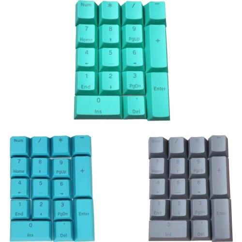 Pbt 17 Keys Keycaps For Mx-mechanical Keyboard Replacement Keyboard Key Caps Number Area Oem 17 Keys Key Caps In Stock