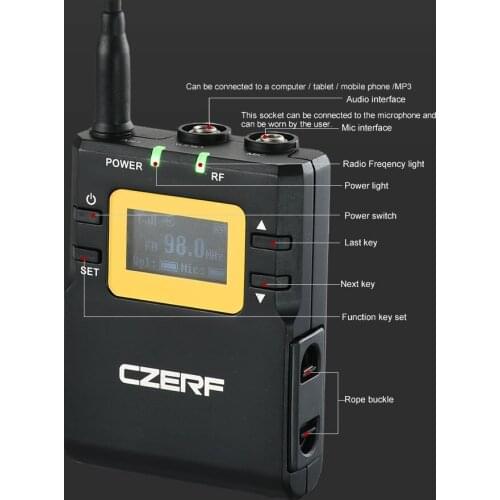 Support TF Card Microphone Bluetooth Quick Stereo Radio Broadcast Adapter Durable Practical Portable FM Transmitter Mini