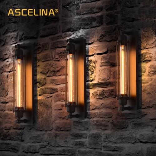 Industrial wall lamp,Vintage wall light,E27,bedroom corridor bar living room restaurant pub cafe light loft Basement wall sconce