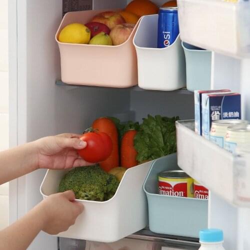 Japanese-Style Desktop Storage Box Kitchen Storage Refrigerator Organizer Makeup Organizer Pull Cola Beer Can Storage Containers