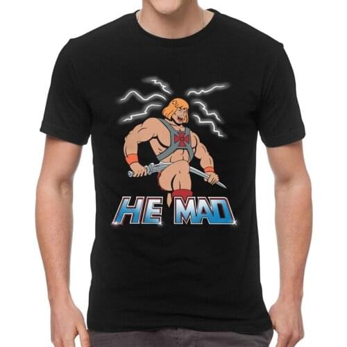 Funny He-Man And The Masters Of The Universe T-shirt Men Streetwear T Shirt Short Sleeve Eternia Tshirt Cotton Tees Top Clothes