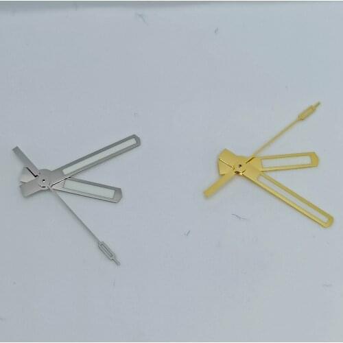 Mans Watch Gold And Green Luminous Hour Hands For Automatic Movement ST16 Miyota 8215/8200/8205