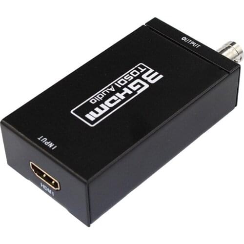 Factory direct sales Mini 3G 1080P HDMI to SDI SD-SDI HD-SDI 3G-SDI HD Video Converter With Power Adapter In Retail package