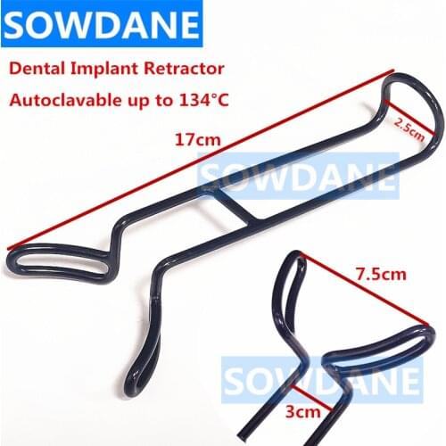 1 pc Dental Implant Mouth Black Gag Retractor Dental Opener Tooth Retractor Dentist Surgical Instruments Tool Autoclavable