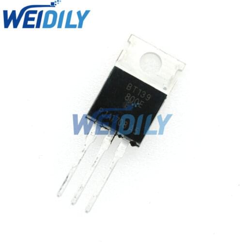 10PCS/LOT BT139-800E TO-220 BT139-800 BT139 800V 16A Triode Transistor