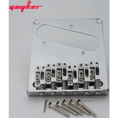 12 String TL Modern Type Guitar Bridge Chrome