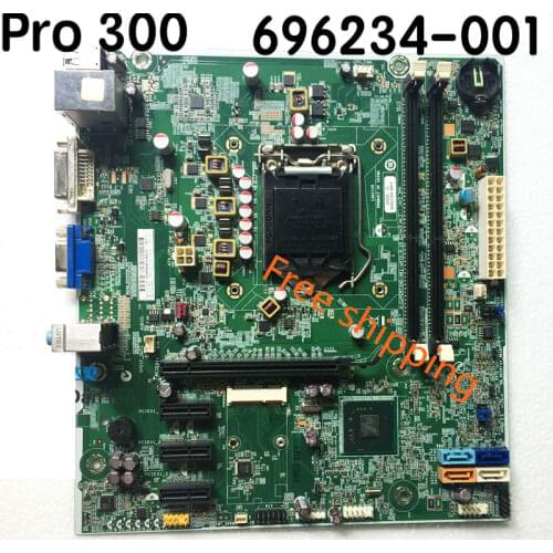 696234-001 For HP Pro 3500 300 Desktop motherboard 701413-001 H-CUPERTINO-H61-uATX:3.10 motherboard100%tested fully work