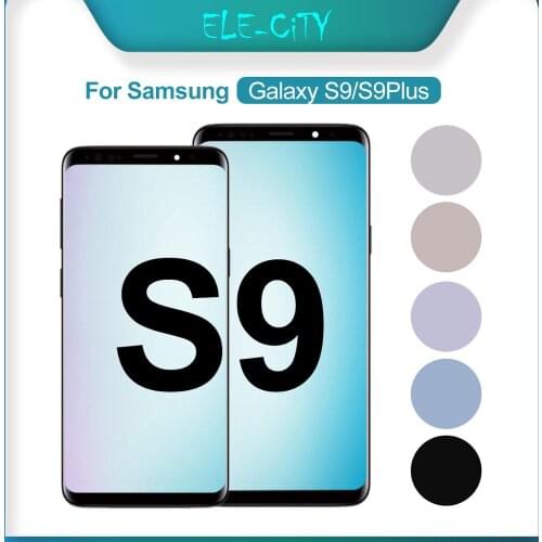 AMOLED For Samsung Galaxy S9 S9Plus AMOLED Display With Touch Screen Digitizer Assembly Replacement NO Dead Pixel Brand New