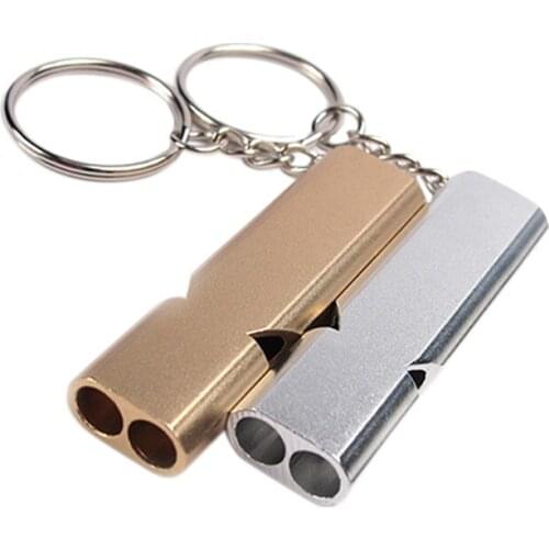 Emergency Survival Whistle Kit Keychain Hiking Camping Outdoor Sports EDC Gear Whistle Keychain Tool