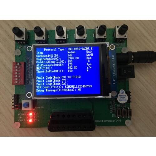 Vehicle OBD Simulator/ECU Simulator