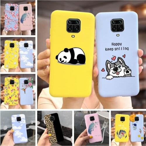 For Xiaomi Redmi Note 9 Pro Case Note 9S Soft Slim Fundas Cute Cartoon Cover For Redmi Note 9 Pro Max Note9 S Phone Cases Bumper