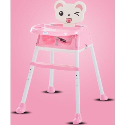Childrens dining table and chairs baby eating stool rice seat portable folding multi-functional children learning chair baby