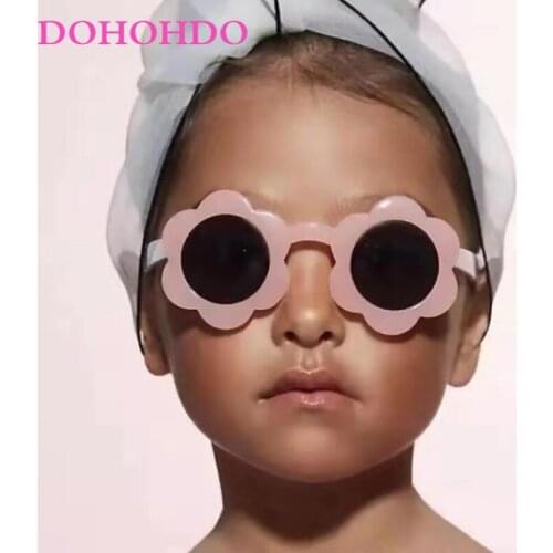 DOHOHDO New Baby Kids Sunflower Sunglasses Novelty Toys Child Boys Girls Shades Baby Anti-UV Sun Glasses Outdoor Gafas De Sol