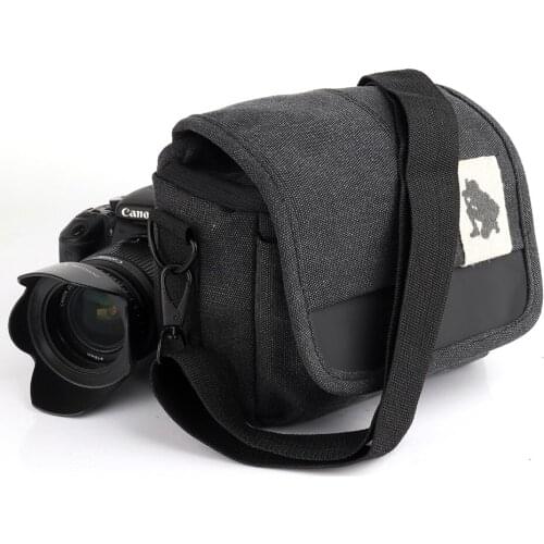 Canvas DSLR Camera Bag Fotografia Case For Canon Nikon Camera Sony alpha Shouder Bag Fujifilm Olympus Photo Lens Case