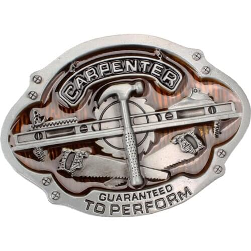 Carpenter Tool Pattern Alloy Belt Buckle Cowboy Gift Western Mens Accesory Belt Buckle Replacement