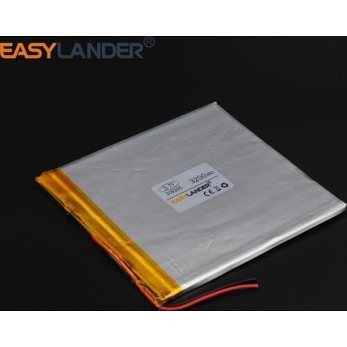 3x92x95mm 3.7V 3200mAh lipo Polymer Li-ion Battery For Remote controller Portable DVD phone E-book Power bank 309295