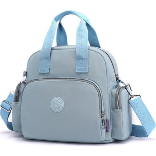 New Nylon Women Designer Shoulder Backpacks Female Laptop Usb Backpack Multifunction Ladies Business Bags Teen Student Book Bags