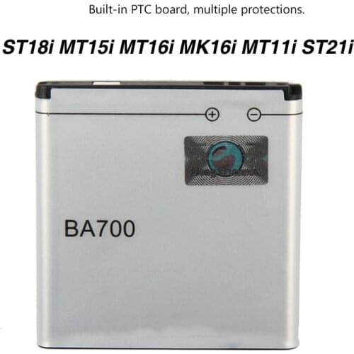 Original BA700 Battery for Sony ST18i MT15i MT16i MK16i MT11i ST21i